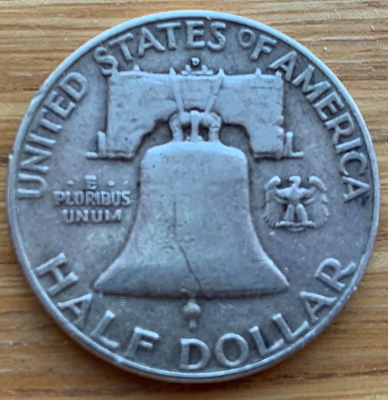 1952-D-Benjamin-Franklin-Half-Dollar-Given-To-Me-For-Free-By-A-Friend